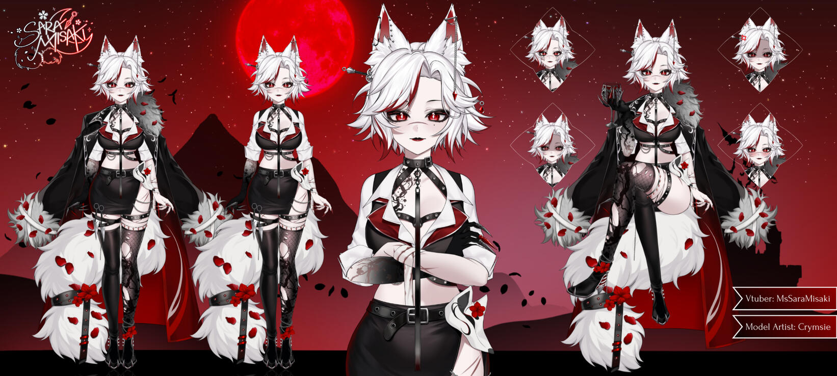 MsSara Model Ref Sheet: Crymsie