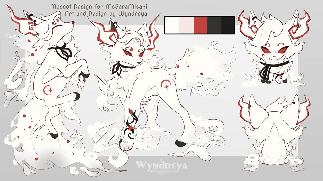 Misaki(Companion) Ref Sheet: Wyndreya