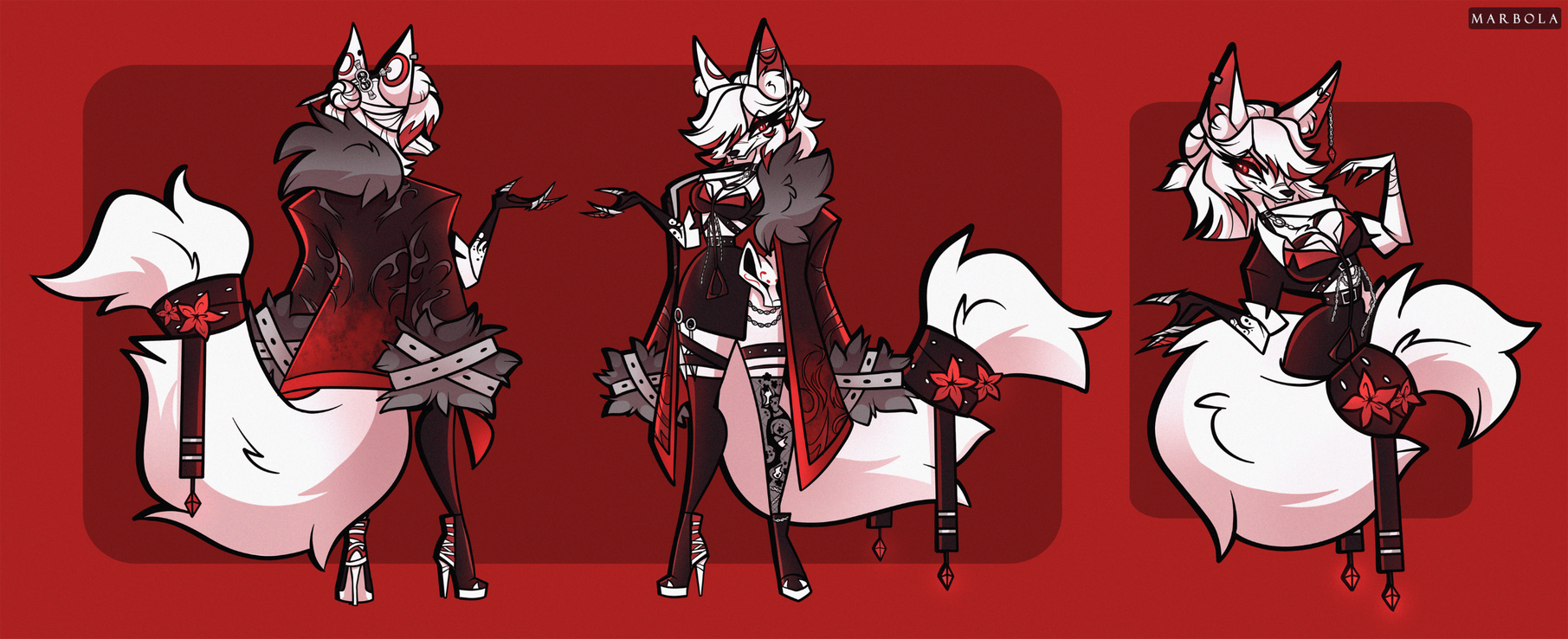 MsSara 2.0 Anthro Ref Sheet: Marbola_Art